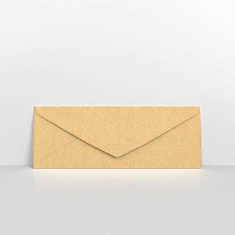 B0280215 - Recycled Kraft Fleck 110gsm V Flap Envelopes - Greeting Card Envelopes