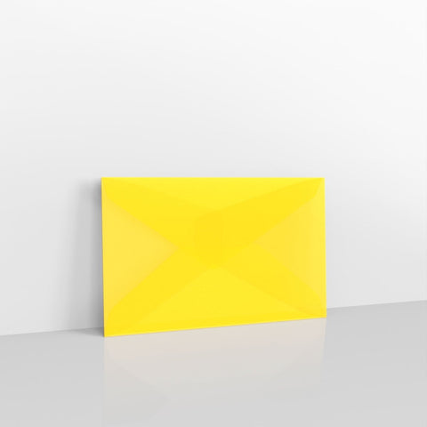 B56298 - Translucent Yellow Peel & Seal Envelopes - Translucent Envelopes