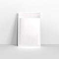 BP215150W - White Paper Finish Bubble Bag Mailers - Paper Finish Bubble Bag Mailers