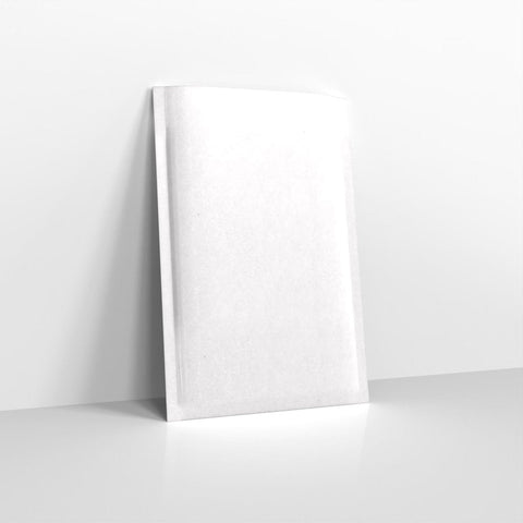 BP265180W - White Paper Finish Bubble Bag Mailers - Paper Finish Bubble Bag Mailers