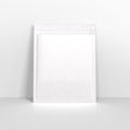 BP265220W - White Paper Finish Bubble Bag Mailers - Paper Finish Bubble Bag Mailers