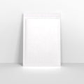 BP340240W - White Paper Finish Bubble Bag Mailers - Paper Finish Bubble Bag Mailers