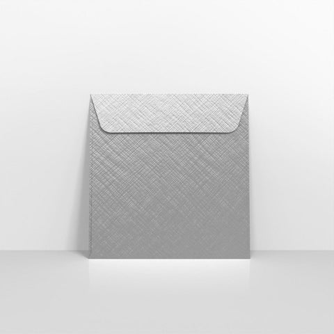 CEB155S - Silver Textured Envelopes - Textured Envelopes