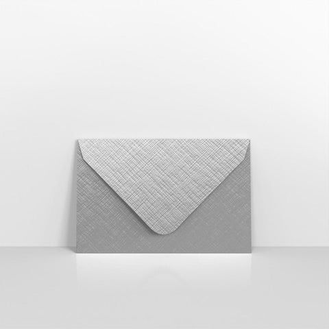 CEB62S - Silver Textured Envelopes - Textured Envelopes