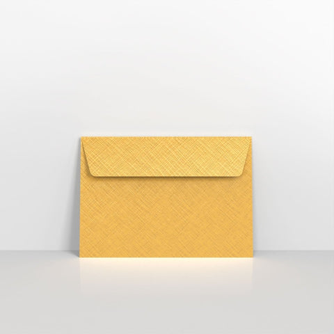 CEBC6G - Gold Textured Envelopes - Textured Envelopes