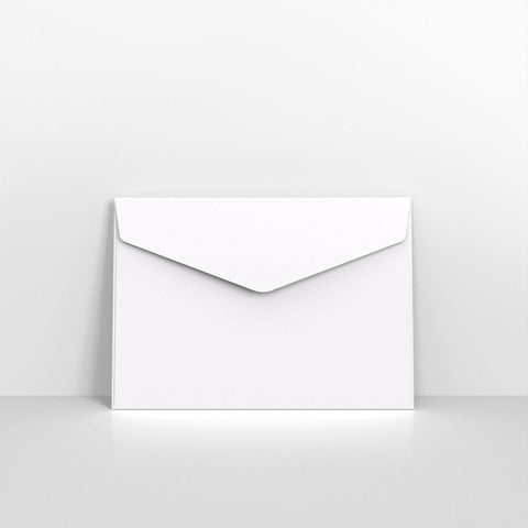 CEVC5W - White Coloured Peel and Seal V Flap Envelopes - Coloured Peel and Seal Envelope