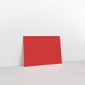 CU133CR - Cherry Coloured Gummed Greeting Card V Flap Envelopes - Greeting Card Envelopes