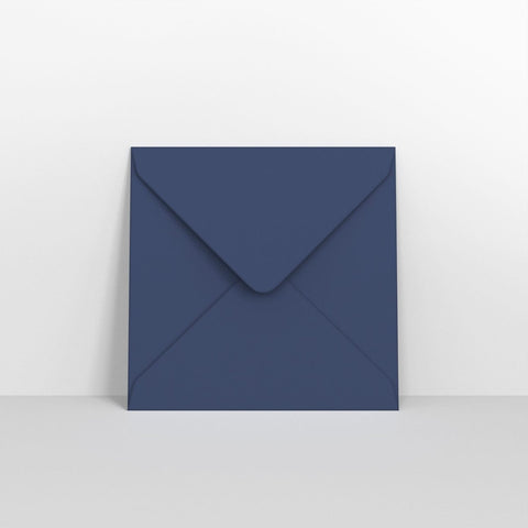 CU155NB - Navy Blue Coloured Gummed V Flap Envelopes - Greeting Card Envelopes