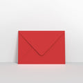 CUC5CR - Cherry Coloured Gummed Greeting Card V Flap Envelopes - Greeting Card Envelopes