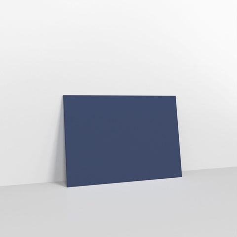 CUC6NB - Navy Blue Coloured Gummed V Flap Envelopes - Greeting Card Envelopes