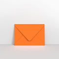 CUC6OR - Orange 100gsm Coloured Gummed V Flap Envelopes - Greeting Card Envelopes