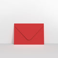 CUC7CR - Cherry Coloured Gummed Greeting Card V Flap Envelopes - Greeting Card Envelopes