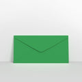 CUDLKGR - Holly Green Coloured Gummed Greeting Card V Flap Envelopes - Greeting Card Envelopes