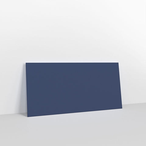 CUDLNB - Navy Blue Coloured Gummed V Flap Envelopes - Greeting Card Envelopes