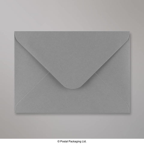 DGREY133 - Dark Grey Coloured Gummed V Flap Envelopes - Greeting Card Envelopes