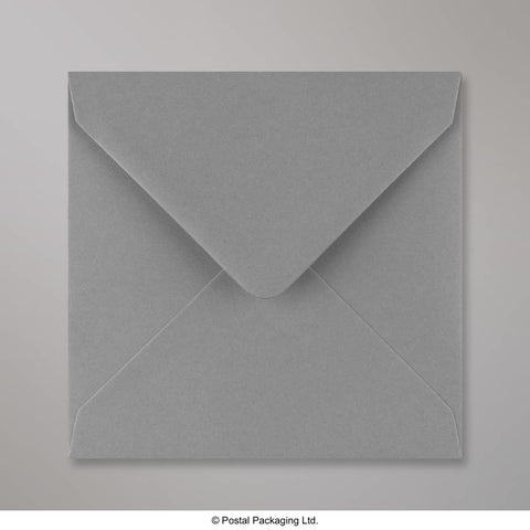 DGREY140 - Dark Grey Coloured Gummed V Flap Envelopes - Greeting Card Envelopes