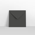 GC110110BL - Black Coloured Gummed V Flap Envelopes - Greeting Card Envelopes