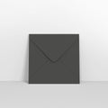 GC116116BL - Black Coloured Gummed V Flap Envelopes - Greeting Card Envelopes