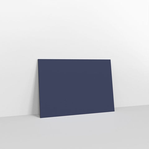 GC125DB - Dark Blue Coloured Gummed V Flap Envelopes - Greeting Card Envelopes