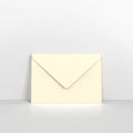 GC125IVY - Ivory Coloured Gummed V Flap Envelopes - Greeting Card Envelopes