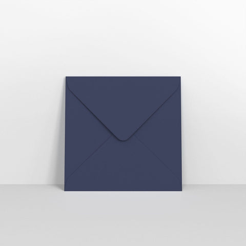 GC130130DB - Dark Blue Coloured Gummed V Flap Envelopes - Greeting Card Envelopes