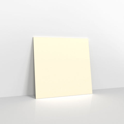 GC130130IVY - LAID - Ivory Coloured Gummed V Flap Envelopes - Greeting Card Envelopes