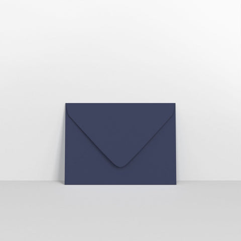 GC133DB - Dark Blue Coloured Gummed V Flap Envelopes - Greeting Card Envelopes