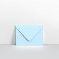 GC133PB - Pale Blue Coloured Gummed V Flap Envelopes - Greeting Card Envelopes