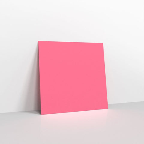 GC140140BP - Bright Pink Coloured Gummed V Flap Envelopes - Greeting Card Envelopes