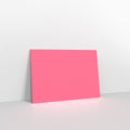 GC152216BP - Bright Pink Coloured Gummed V Flap Envelopes - Greeting Card Envelopes