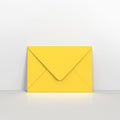 GC152216MY - Mid Yellow Coloured Gummed V Flap Envelopes - Greeting Card Envelopes