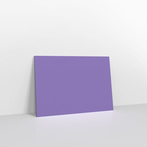 GC152216PU - Purple Coloured Gummed V Flap Envelopes - Greeting Card Envelopes