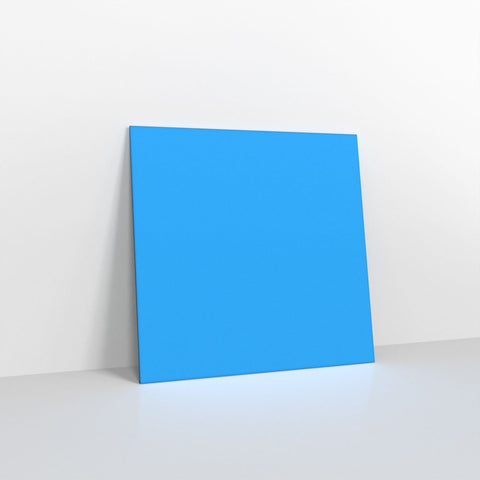 GC155155BB - Bright Blue Coloured Gummed V Flap Envelopes - Greeting Card Envelopes