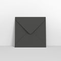 GC155155BL - Black Coloured Gummed V Flap Envelopes - Greeting Card Envelopes