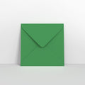 GC155155DG - Dark Green Coloured Gummed V Flap Envelopes - Greeting Card Envelopes