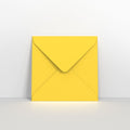 GC155155MY - Mid Yellow Coloured Gummed V Flap Envelopes - Greeting Card Envelopes