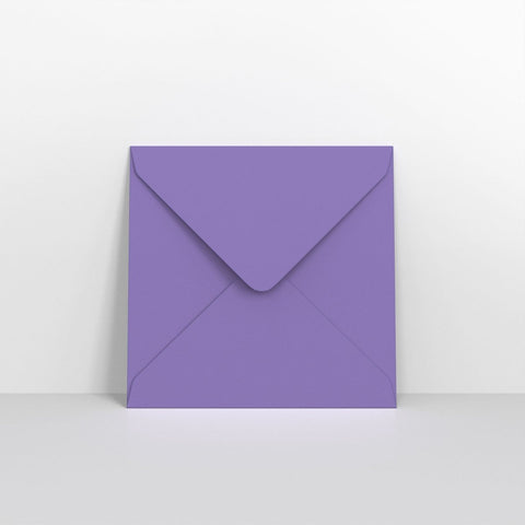 GC155155PU - Purple Coloured Gummed V Flap Envelopes - Greeting Card Envelopes