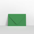 GC65DG - Dark Green Coloured Gummed V Flap Envelopes - Greeting Card Envelopes