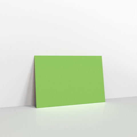 GC65MG - Mid Green Coloured Gummed V Flap Envelopes - Greeting Card Envelopes