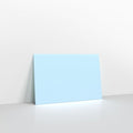 GC65PB - Pale Blue Coloured Gummed V Flap Envelopes - Greeting Card Envelopes