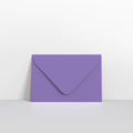 GC65PU - Purple Coloured Gummed V Flap Envelopes - Greeting Card Envelopes