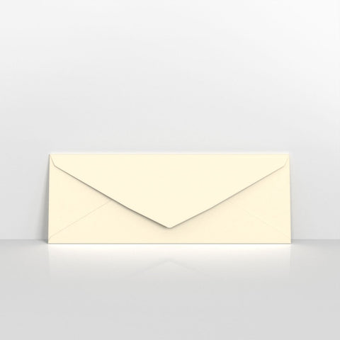 GC80215IVY - Ivory Coloured Gummed V Flap Envelopes - Greeting Card Envelopes