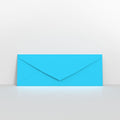 GC80215MB - Mid Blue Coloured Gummed V Flap Envelopes - Greeting Card Envelopes