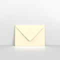 GC95122IVY - Ivory Coloured Gummed V Flap Envelopes - Greeting Card Envelopes