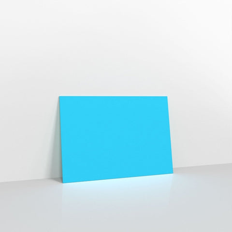 GC95122MB - Mid Blue Coloured Gummed V Flap Envelopes - Greeting Card Envelopes