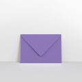 GC95122PU - Purple Coloured Gummed V Flap Envelopes - Greeting Card Envelopes