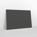 GCC4BL - Black Coloured Gummed V Flap Envelopes - Greeting Card Envelopes