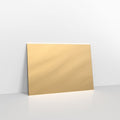 GCC5GO - Gold Coloured Gummed V Flap Envelopes - Greeting Card Envelopes