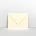 GCC5IVY - Ivory Coloured Gummed V Flap Envelopes - Greeting Card Envelopes