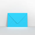 GCC5MB - Mid Blue Coloured Gummed V Flap Envelopes - Greeting Card Envelopes